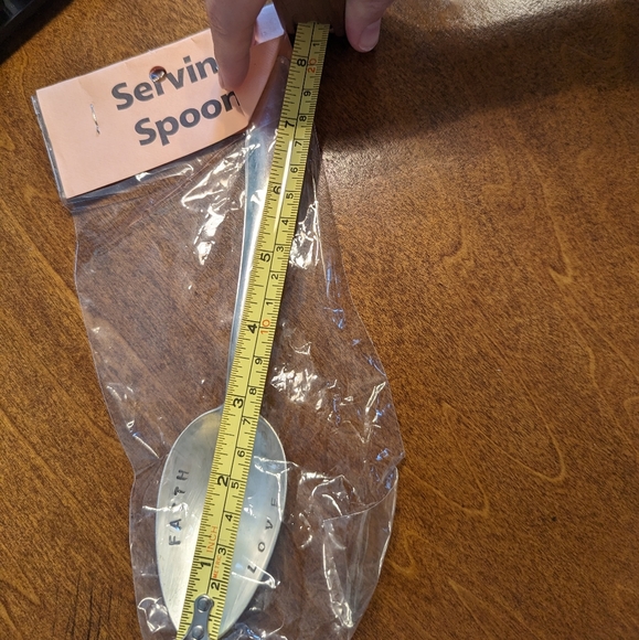 NWT Faith,Hope,Love: Serving Spoon - Picture 5 of 5